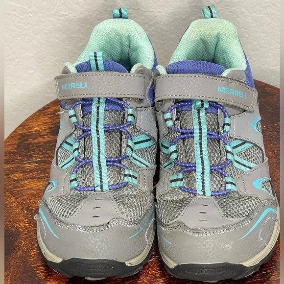 Merrell ML-G Trail Chaser  Size 4.5M Gray Purple XC Hiking Shoes MY57111 - Picture 1 of 7
